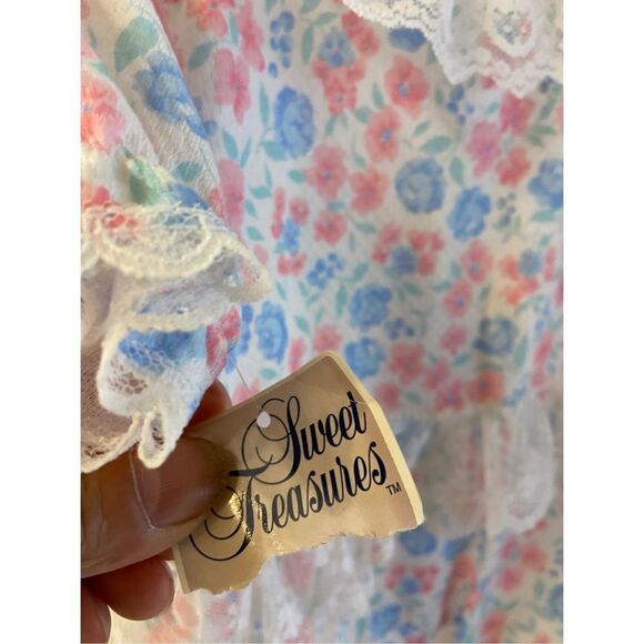 Sweet treasure romper 0/3m pink blue new Made in USA - Picture 2 of 5